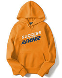 Adro Men'S Cotton Neck Hooded Sweatshirt (H21-M-Rev-Mu_Mustard_M)