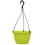 Hug A Plant | Tuka 25 Single Tier Hanging Round Plastic Pot (9.8Inch|25Cm) (Green)