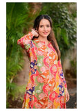Leriya Fashion Women'S Rayon Kurta Set (Lf-W2091&Tr1051_Multicolor 01_S)