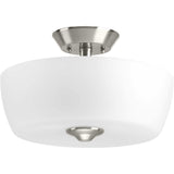 Progress Lighting P350060-009 Leap Close-to-Ceiling, Nickel