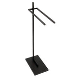 Kingston Brass SCC8600 Edenscape Freestanding Dual Towel Rack, Matte Black