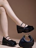 Shoetopia Stylish Solid Buckle Detailed Black Pumps For Women & Girls /Eu36,Black,3,B0DNXMP1DJ