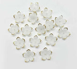 Akmi 1.5 Colourful Flower Brooch Materials Mixed Colour For Brooches Making, Embroidery, Craft Work And Jewellery Making, P