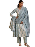 Libas Women'S Pure Cotton Kurta Set (27861_Off White