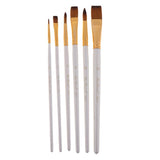 Zoomella 6Set Artist Nylon Paint Brush Set For Watercolor Acrylic Oil Painting Whitecrafts|Art Supplies|Painting Supplies|Artist
