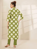 Libas Women'S Cotton Kurta Sets (99605_Green_Xl)