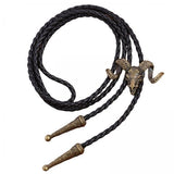 HEAVENGLOW 6xGoat Western Bolo Tie Cowboy Necktie Costume Men Women Bronze|As Per Descriptions|Other Costume Accessories