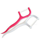 Tpj Mart 40 Dental Floss Picks With BuiltIn Tongue Cleaner Toothpicks For Daily Oral Use Supports Gum Routine Teeth Surface Cle