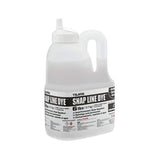 Tajima Marking Chalk - Dark White 6-lbs (2.7kg) Semi Permanent Snap-Line Dye with Durable Bottle & Easy-Fill Nozzle - PLC3-DW270