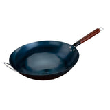 TRENDYNEST Wok Pan Boiling Pots Wood Handle Cookware Sautee Universal Pans Nonstick Wok 40cm with Ears