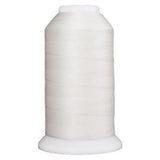 Superior Threads - Smooth Polyester Sewing Thread for Serger, Bobbin Thread, and Quilting, So Fine #401 Snow, 3,280 Yd. Cone