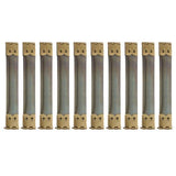 ATORSE 6x10x Shrapnel Purse Making Supplies Metal Frame Kiss Clasp 10x1.4 cm Bronze