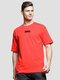 ADRO Oversize T Shirt for Men | Drop Shoulder Cotton T Shirt | Anime Oversize T-Shirt | Luffy T Shirt Gear 5| Trendy Front and Back Printed T Shirt|OVR24-L1-ANI-RD-L Red,Red
