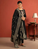 Kaari Rayon Staple Women'S Kurta Set (Kaaaw24Wskd-92031_Kohl Black,Kohl Black,Kohl Black,S