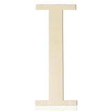 Large Wooden Letters 12 Inch Paintable Wood Letter I for Wall Decor, 1/5 Inch Thick Wooden Alphabet Letters Cutouts for DIY Craf