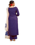 Anni Designer Women'S Handpainted Suit Set (Tae Rayon Blue_L),Blue,L,Rayon,Regular,