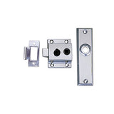 Perko 0930Dp0Chr Reverse-Bevel Rim Lock Set With Flush Strike