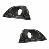 For Ford Fusion 2010 2011 2012 Fog Light Bezel Driver and Passenger Side | Pair | Front | SEL/Hybrid | Replacement For FO1038120