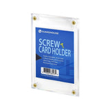 Guardhouse Screw-Close Trading Card Display Holder Clear Border 35 pt Pack of 3