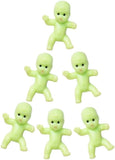 Tayarana Cute Doll Pendant Multicolor Baby Shape Charms for Earrings Necklace Bracelet DIY Jewelry Making (36 Pieces, Green)