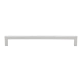GlideRite Hardware 8.75 inch CC 21683224PC10 Solid Square Slim Cabinet Bar Pulls, 10 Pack, 8.75, Polished Chrome Finish