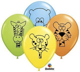 Qualatex Jungle Animals Latex Balloons 11Inch 25 Per Pack