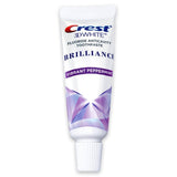Crest 3D White Brilliance Advanced Whitening Technology Plus Advanced Stain Protection Toothpaste, Vibrant Peppermint, 0.85 Ounc