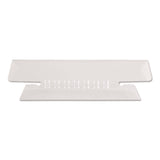 Pendaflex Transparent Colored Tabs for Hanging File Folders, 1/3-Cut, Clear, 3.5 Wide, 25/Pack