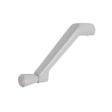 Brixwell Truth Operator Long Crank Handle, Zinc, White Finish, 3-1/2 Length, 2-9/64 Hole Center,4-4/9 Depth,2-2/9Height, 2/3 Wid