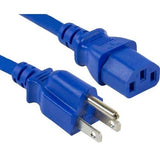 515P To C13 2Ft Blue Power Cord