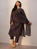 Libas Women'S Silk Blend Kurta Set (400376 Mauve L