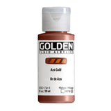 GOLDEN Fluid Acrylics, Azo Gold, 1 fl. oz. Bottle, Professional Acrylic Paint, Transparent