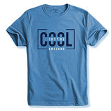 Adro Just Be Cool Design Printed T-Shirts For Men & Women (Rnr-S35-Jba-Sk_Skyblue_M)
