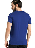 Adro Men'S Believe Design Printed T-Shirt (S, Royal Blue)