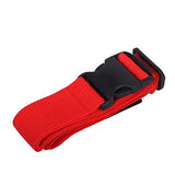 Trendivibe 2X Red Travel Luggage Suitcase Strap Baggage Backpack Packing Bag Belt Adjust