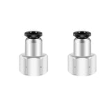 CEKER 1/8 Female NPT Push to Connect Fittings, 5/32 Od x 1/8 NPT Female Thread, 2 Packs