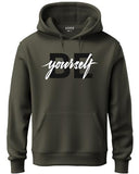 Adro Men'S Cotton Neck Hooded Sweatshirt (H21-M-Byo-Ol_Olive_2Xl)