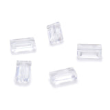 25pcs Adabele Austrian 14mm Faceted Rectangle Crystal Beads Crystal Clear Compatible with Swarovski Crystals Preciosa 5055