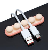 Swisshome Silicone Cable Clips Cord Management Organizer With SelfAdhesive Hooks Ideal For Power Cords, Charging Cables, Mouse