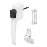 PrimeLine K 5145 Screen and Storm Door Push Button Latch Set With Night Lock Replace Old or Damaged Screen/Storm Door Handles