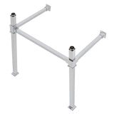 Kingston Brass VPB3328SQ1 Monarch Console Sink Legs, Polished Chrome