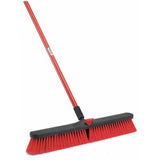 Libman 805 MultiSurface Push Broom with Recycled Broom Fibers, 24inch