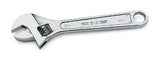 SK Tools USA 10 Adjustable Chrome Wrench, 11/8 Jaw Capacity | 8010