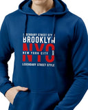 ADRO Hoodie for Men 320 GSM Soft Cotton Hoodies Long Lasting Prints New York Hoodie for Winter | Mens Hoodies | Sweatshirt for Men|H24-NYC-RB-2XL Royal Blue,Royal Blue