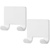 VANZAVANZU Razor Shaver Holder for Shower Wall Adhesive Hooks for Hanging, Bathroom Silicone Waterproof Shower Hooks Hair Brush