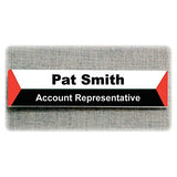 Advantus 75329 Panel Wall Sign Name Holder, Acrylic, 9 X 2, 6/Pack, Clear