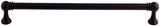 Top Knobs TK806BLK Serene Collection 8-13/16 Kara Pull, Flat Black