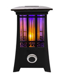 PIC Solar Flame Effect Patio Lantern Bug Zapper, Acre Coverage, 1 Pack