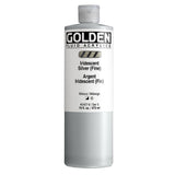 Golden Fluid Iridescent Acrylics Iridescent Silver Fine 16 oz bottle