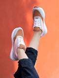 Shoetopia Smart Casual Comfortable Pink Sneakers For Women & Girls /Eu36,Pink,3,B0DRJGTJSG